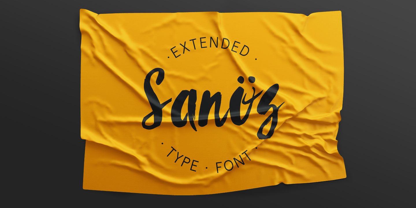 Schriftart Sanos Extended